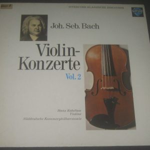 Bach Violin Concertos Kalafusz Schnell Saphir ?INT 120.944 LP EX
