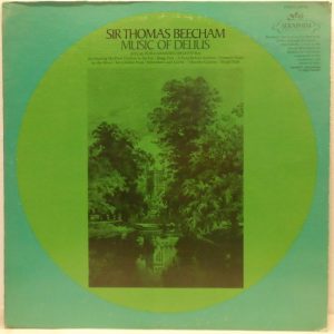 Beecham / Royal Philharmonic Orchestra MUSIC OF DELIUS LP Seraphim S-60185 USA