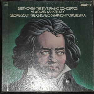 Beethoven ‎- Five Piano Concertos Ashkenazy Solti London CSA2404 4 lp Box EX