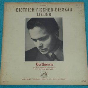 Beethoven Lieder  Fischer-Dieskau Gerald Moore , Herta Klust HMV FALP 447 LP