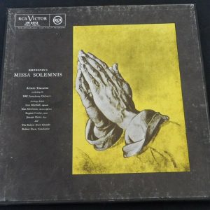 Beethoven ‎- Missa Solemnis Toscanini RCA LM 6013 2 lp Box ED1 EX