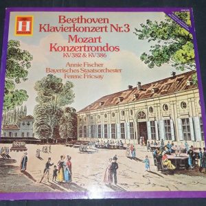 Beethoven Piano Concerto Mozart Concert Rondo Fricsay Annie Fischer Heliodor lp