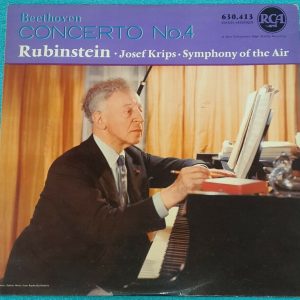 Beethoven – Piano Concerto No. 4 rubinstein krips  RCA 630.413 LP 50’s