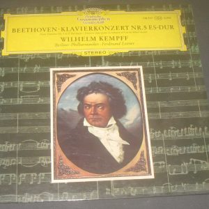 Beethoven Piano Concerto No. 5 Kempff / Leitner DGG 138 777 lp EX