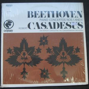 Beethoven Piano Concertos .  Casadesus ,  Eduard Van Beinum   Odyssey lp