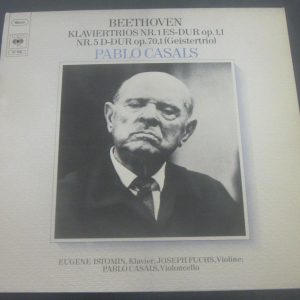 Beethoven – Piano Trio No. 1 & 5 Casals Istomin Fuchs CBS 61759 LP EX