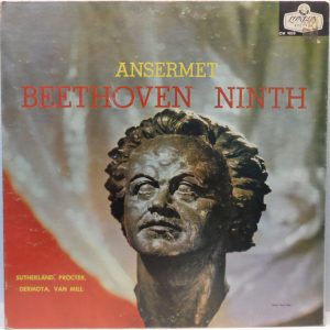 Beethoven – Symphony No. 9 in D Minor Choral LP Ernest Ansermet London CM 9033