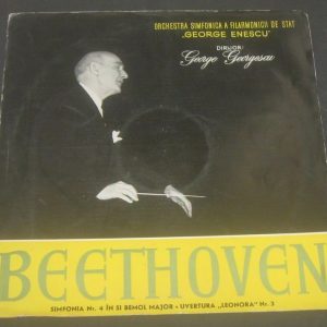 Beethoven Symphony Nr. 4  / Overture Leonora Georgescu Electrecord ‎– ECE 090 LP