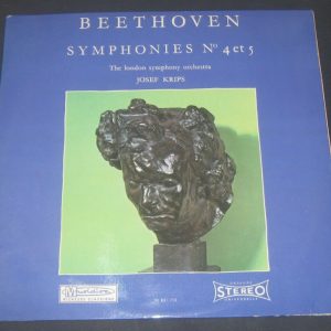 Beethoven : Symphony no 4 & 5 Josef Krips Musicdisc 30 RC- 753 lp