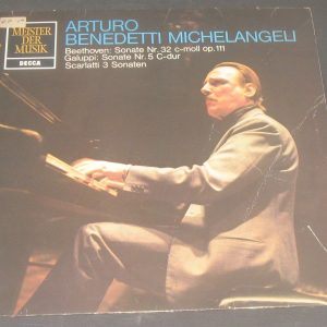 Benedetti Michelangeli – Beethoveen / Galuppi / Scarlatti Decca 6.41551 LP