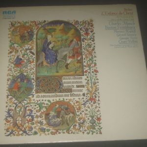 Berlioz L’Enfance Du Christ Charles Munch RCA VICS-6006 2 LP 1972 EX