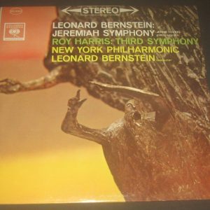 Bernstein – Jeremiah Symphony Harris – Third Symphony Columbia ML 5703 LP EX