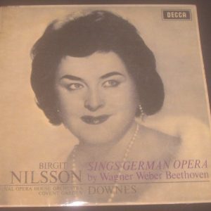 Birgit Nilsson Sings German Opera by Wagner Weber Beethoven LXT 6077 LP 1963