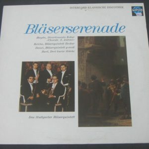 Blaserserenade Stuttgarter Blaserquintett. Haydn Reicha Danzi Ibert SAPHIR lp EX