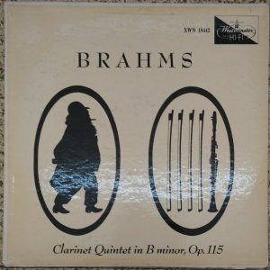 Brahms Clarinet Strings Quintet Wlach Vienna Konzerthaus Westminster XWN 18442