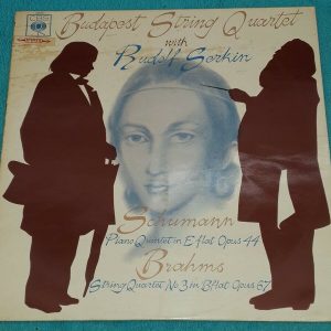 Brahms – Schumann – Budapest Quartet – Serkin CBS 72429 LP EX