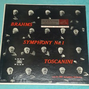 Brahms Symphony No. 1 Toscanini RCA LM-1702 LP USA 50’s