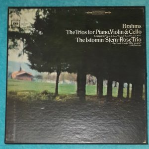 Brahms Trios for Piano Violin & Cello  Istomin Stern Rose Trio  Columbia 2 LP EX