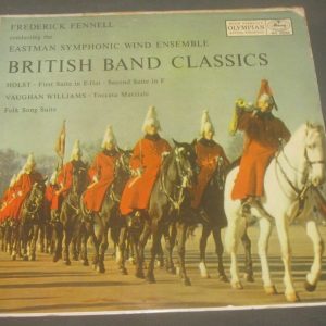 British Band Classics FENNELL Holst Williams MERCURY LIVING PRESENCE MG 50088 LP