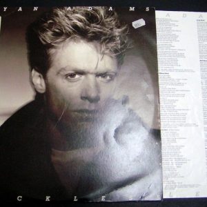 Bryan Adams – Reckless LP Israeli unique press lyrics