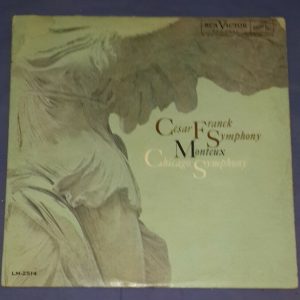 Cesar Franck – Symphony in D Minor Pierre Monteux RCA LM 2514 LP 1961