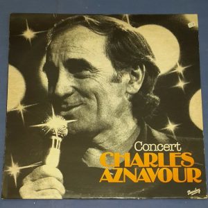 Charles Aznavour – Concert – RARE Israel Israeli Pressing “Litratone” lp EX