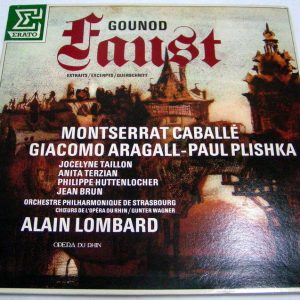 Charles Gounod – FAUST Extraits/Excerpts/Querschnitt ALAIN LOMBARD ERATO france
