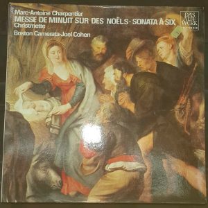 Charpentier Messe De Minuit Sur Des Noels / Sonata A Six Cohen Telefunken lp EX