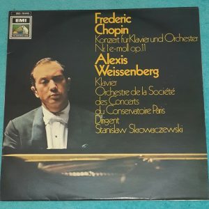 Chopin Piano  Concerto Weissenberg Skrowaczewski  HMV LP EX