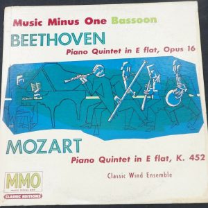 Classic Wind Ensemble , Beethoven , Mozart  ‎Piano Quintet Music Minus One lp