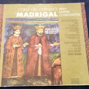Corul de camera Madrigal  Marin Constantin Electrecord LP EX