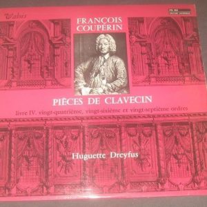 Couperin : Pieces de Clavecin Harpsichord Dreyfus Huguette VALOIS MB 800 LP EX