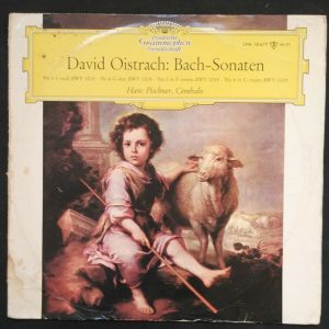 David Oistrakh Plays Bach Sonatas DGG LPM 18677 Tulips lp Germany 1961