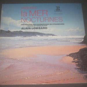 Debussy La mer / Nocturnes Alain Lombard  Erato STU 71158  LP EX