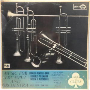 Decca ACL-R 191 Mono Roger Voisin / John Rhea – Music for Trumpet and Orchestra