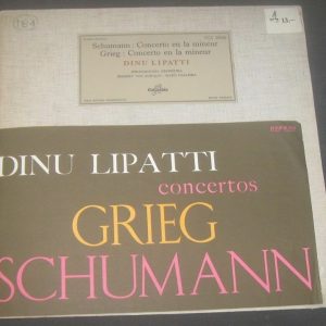 Dinu Lipatti – Schumann / Grieg: Concerto In A Minor Columbia FCX 30096 LP EX