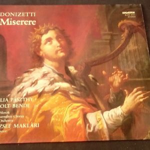 Donizetti: Miserere Maklari Hungaroton SLPX 12147 LP EX