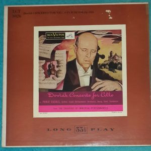 Dvorak : Cello Concerto Pablo Casals Georg Szell RCA LCT 1026 LP EX