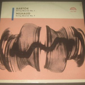 Dvorak Quartet – Bartok / Milhaud String Quartet Supraphon ‎– SUA 10583 LP EX
