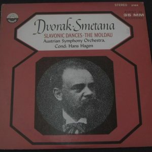 Dvorak : Slavonic Dances Smetana : The Moldau / Hans Hagen Everest 3104 lp EX