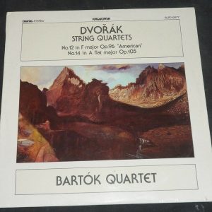 Dvorak – String Quartets Bartok Quartet Hungaroton SLPD 12577 lp EX