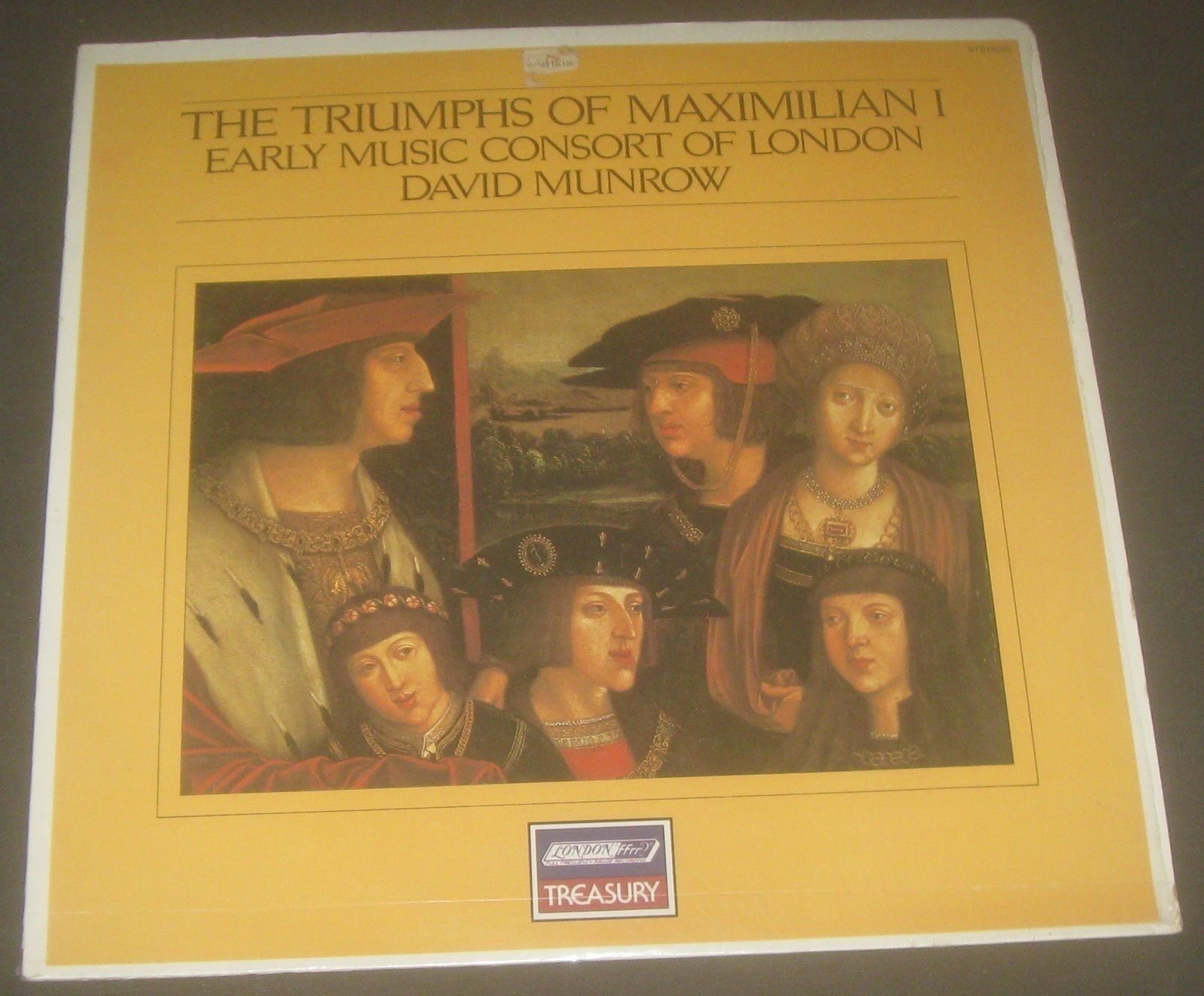 Early Music Consort of London David Munrow Triumphs of Maximilian LONDON LP EX