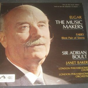 Elgar / Parry / Boult / Janet Baker HMV ASD 2311 UK LP EX