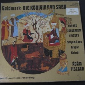 GOLDMARK The Queen of Sheba FISCHER , TAKACS , KINCSES  4 LP Box Hungaroton
