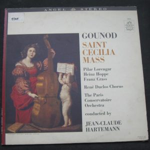 GOUNOD SAINT CECILIA MASS / JEAN CLAUDE HARTEMANN Angel Blue label lp