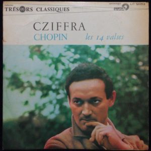GYORGY CZIFFRA – CHOPIN – LES 14 VALSES LP classical piano Israel press