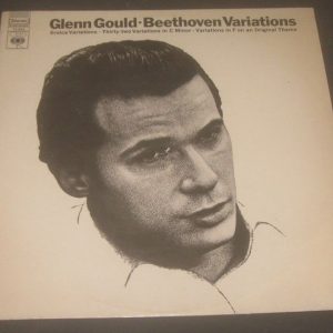 Glenn Gould ‎– Beethoven Variations CBS 72882 LP