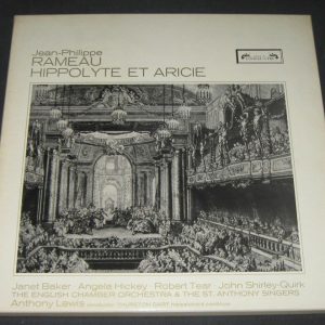 HIPPOLYTE ET ARICE / Rameau JANET BAKER  3LP L’Oiseau-Lyre Box
