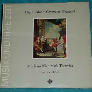 Haydn Monn Gassmann Wagenseil – Harnoncourt Telefunken SAWT 9475-A LP  Baroque