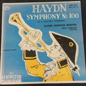 Haydn Symphony No. 100 Military Symphony Weidlich Remington ‎ RLP-149-43 lp 10″
